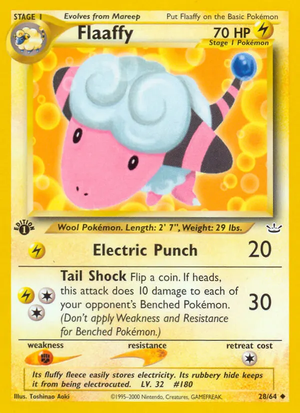 Waaty — Neo Revelation 28 German Pokémon card