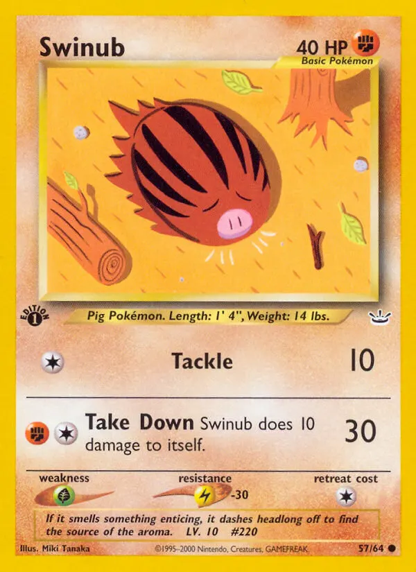 Quiekel — Neo Revelation 57 German Pokémon card