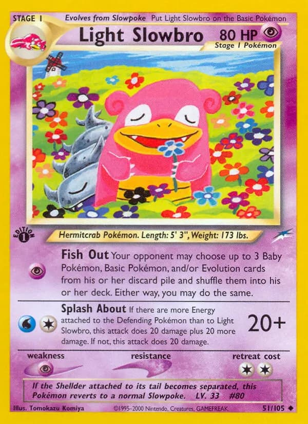 Helles Lahmus — Neo Destiny 51 German Pokémon card