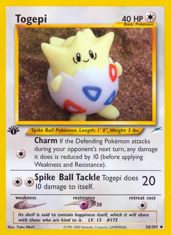 Togepi — Neo Destiny 56 Pokémon card