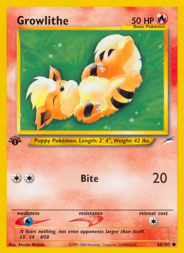 Fukano — Neo Destiny 68 German Pokémon card
