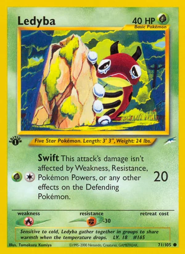Ledyba — Neo Destiny 71 German Pokémon card