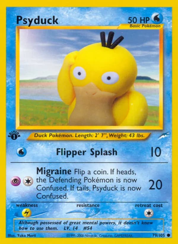 Enton — Neo Destiny 79 German Pokémon card