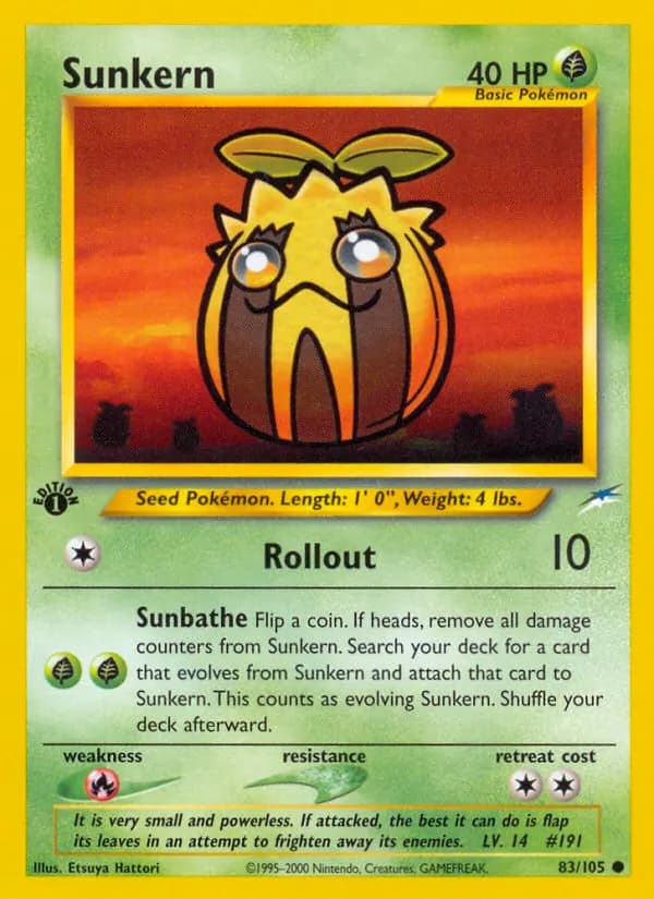 Sonnkern — Neo Destiny 83 German Pokémon card