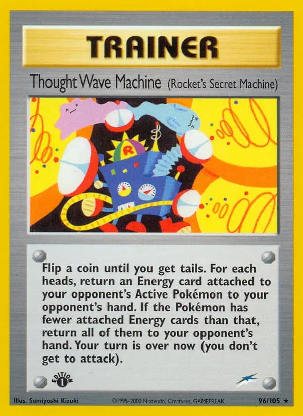 Thought Wave Machine* — Neo Destiny 96 German Pokémon card