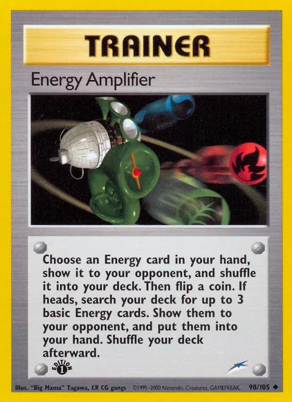Energy Amplifier — Neo Destiny 98 Pokémon card