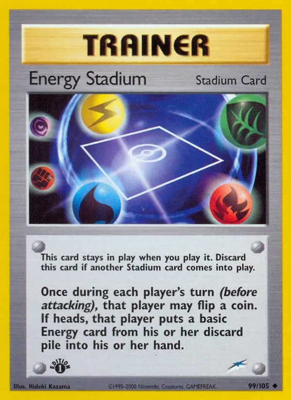 Energie-Arena — Neo Destiny 99 German Pokémon card