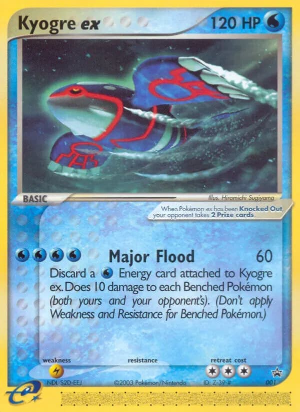 Kyogre ex — Nintendo Black Star Promos 1 Pokémon card