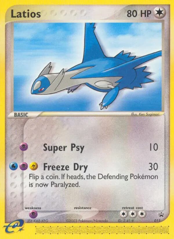 Latios — Nintendo Black Star Promos 15 Pokémon card