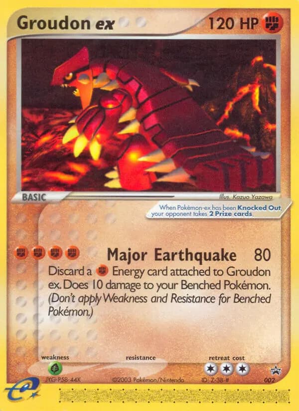 Groudon ex — Nintendo Black Star Promos 2 Pokémon card
