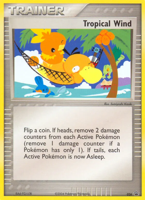 Vent tropical — Promo Nintendo 26 French Pokémon card