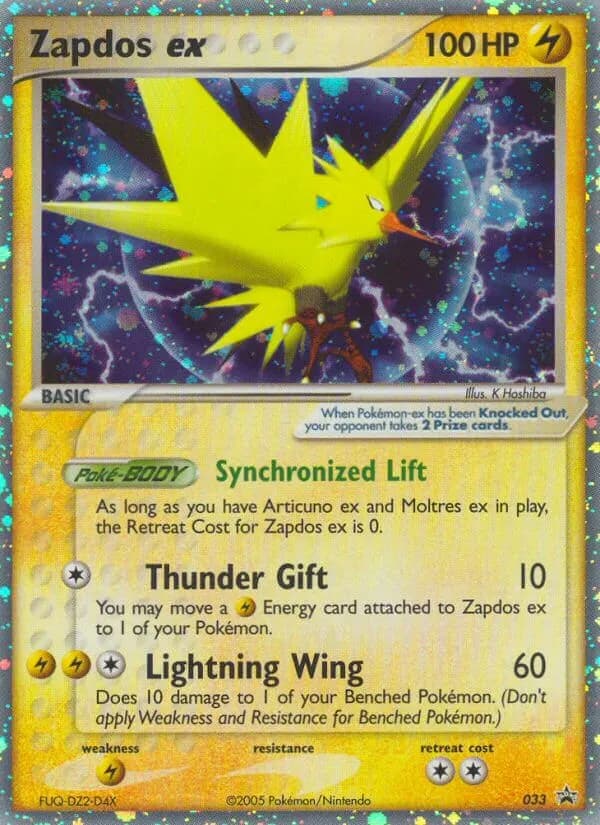 Electhor ex — Promo Nintendo 33 French Pokémon card