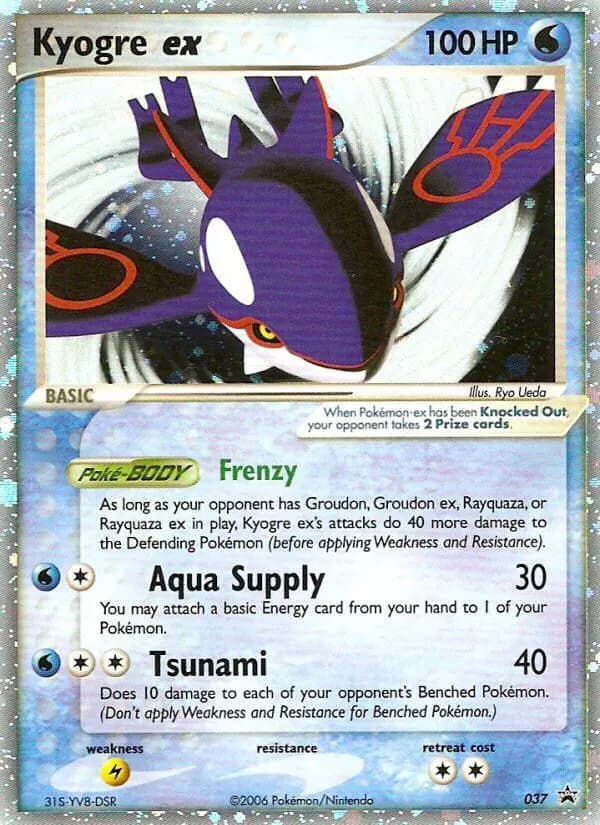Kyogre ex — Nintendo Black Star Promos 37 Pokémon card
