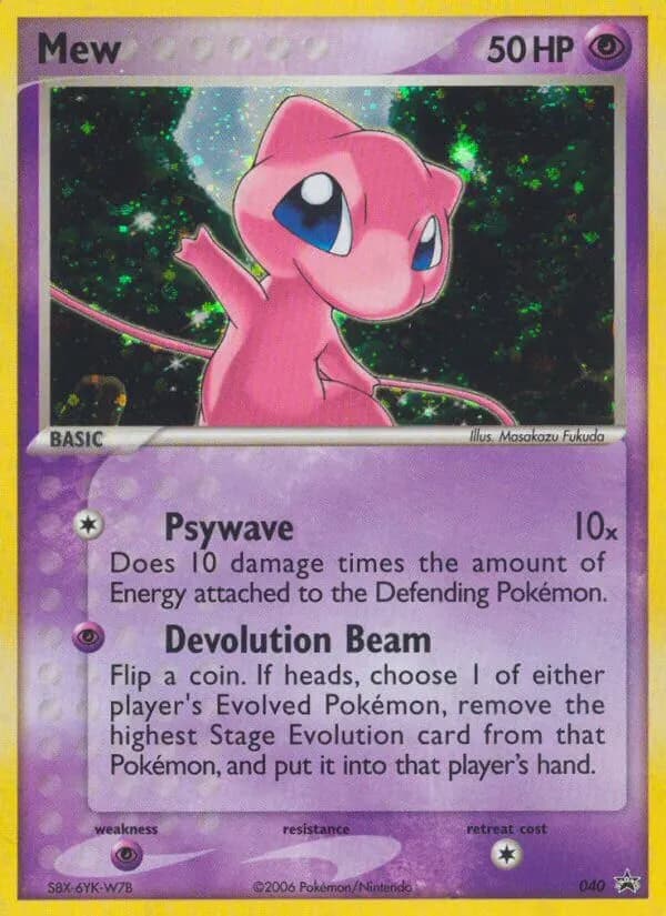 Mew — Nintendo Black Star Promos 40 Pokémon card