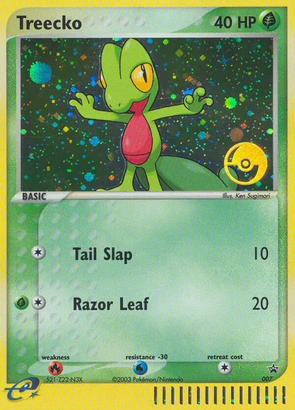 Treecko — Nintendo Black Star Promos 7 Pokémon card