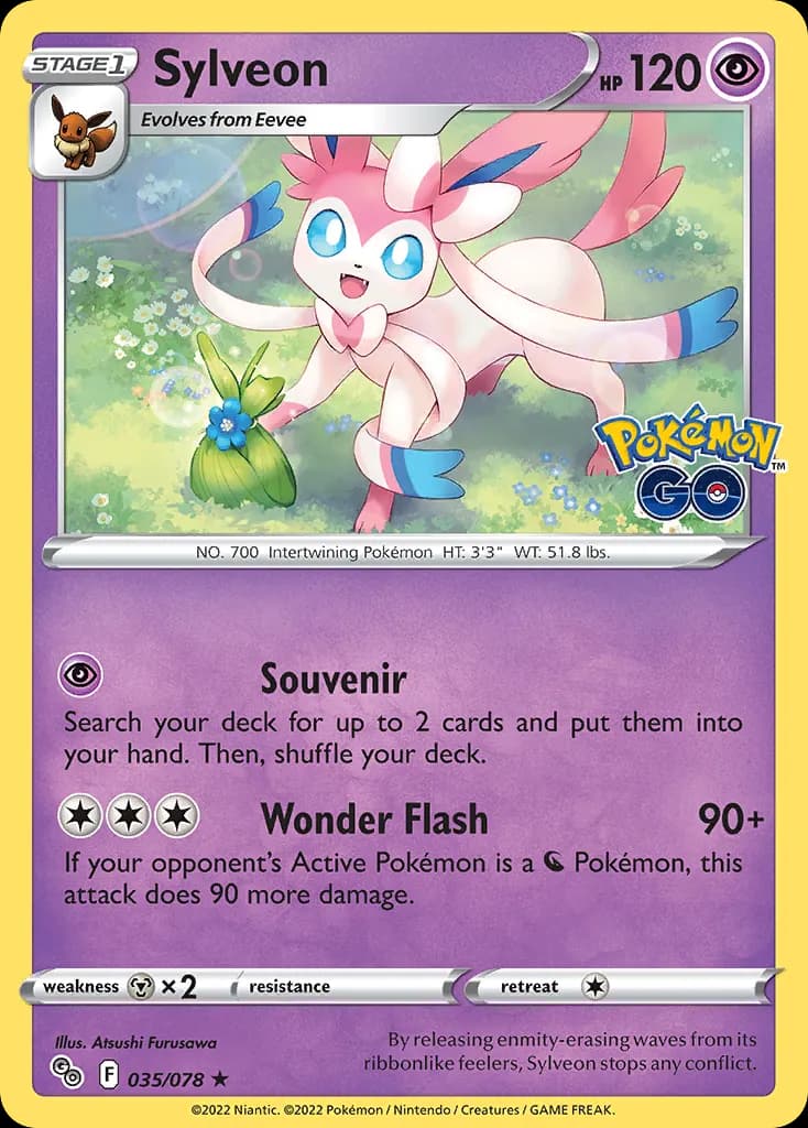 Sylveon — Pokémon GO 35 Pokémon card