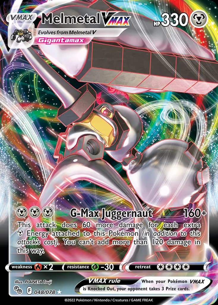 Melmetal VMAX — Pokémon GO 48 Pokémon card