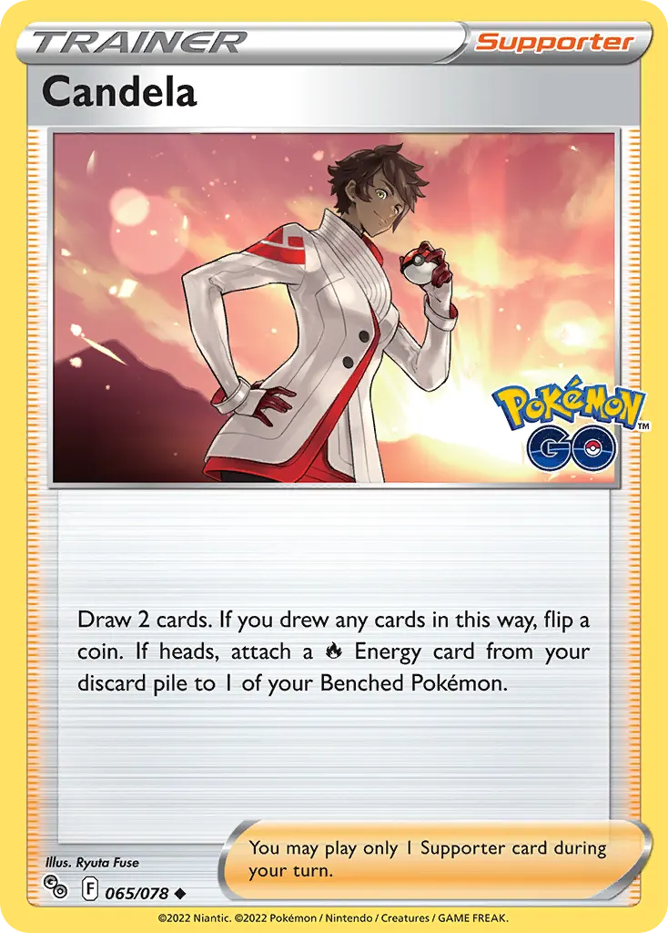 Candela — Pokémon GO 65 Pokémon card