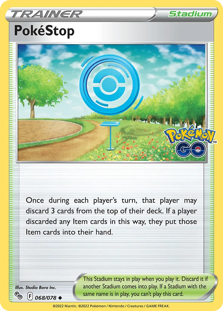 PokéStop — Pokémon GO 68 Pokémon card