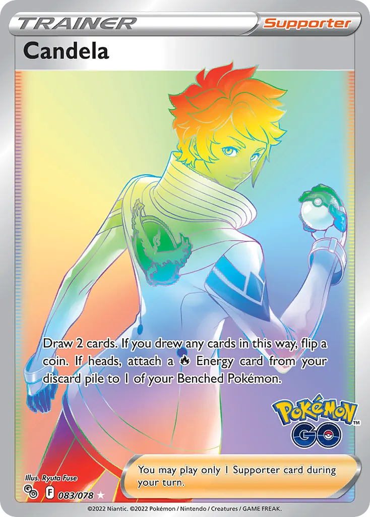 Candela — Pokémon GO 83 Pokémon card