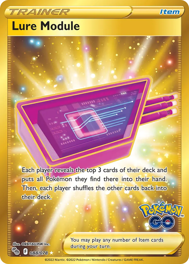 Lure Module — Pokémon GO 88 Pokémon card