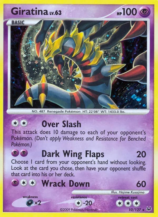Giratina — Platin 10 German Pokémon card