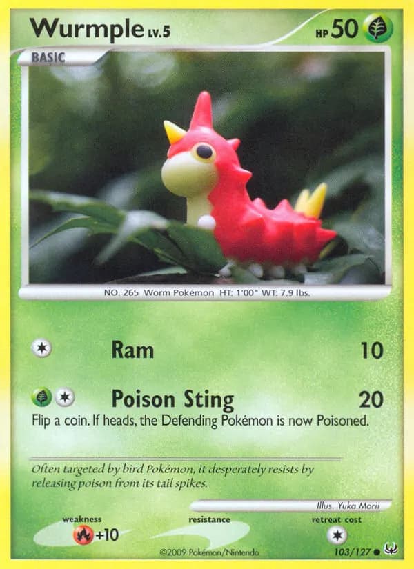 Waumpel — Platin 103 German Pokémon card