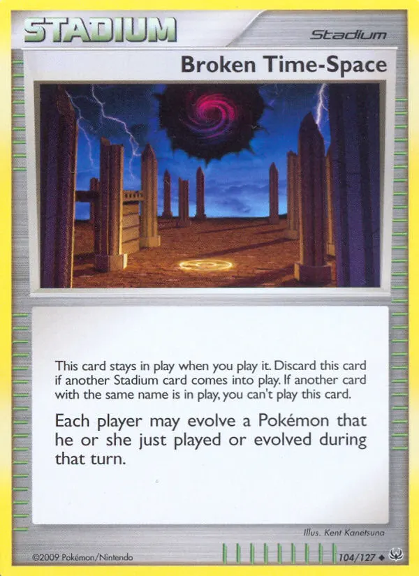 Raum-Zeit-Anomalie — Platin 104 German Pokémon card