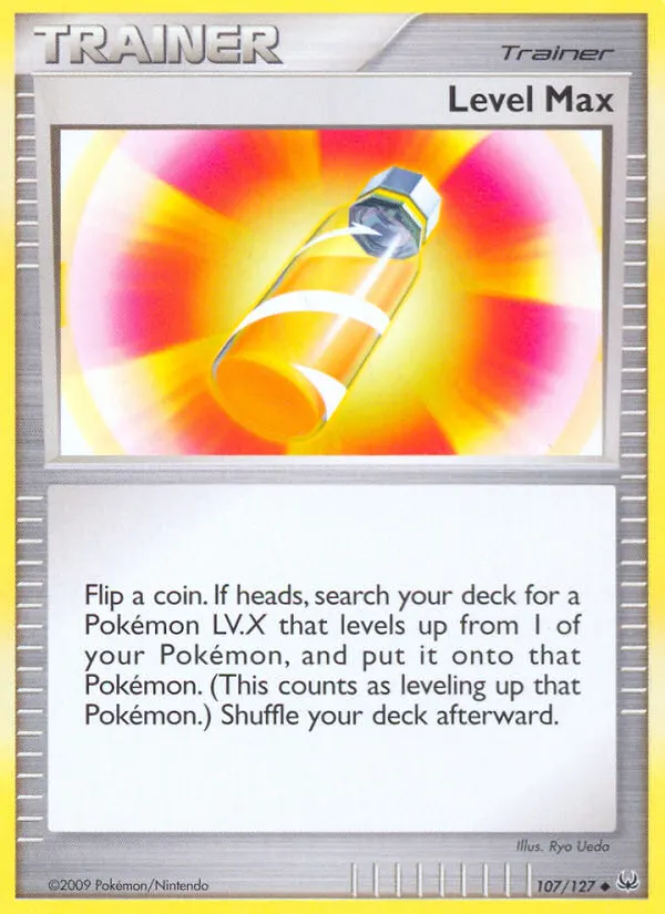 Level Max. — Platin 107 German Pokémon card
