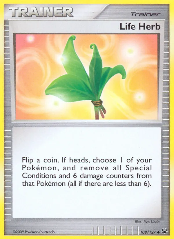 Life Herb — Platinum 108 Pokémon card