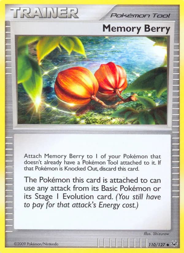Erinnerungsbeere — Platin 110 German Pokémon card