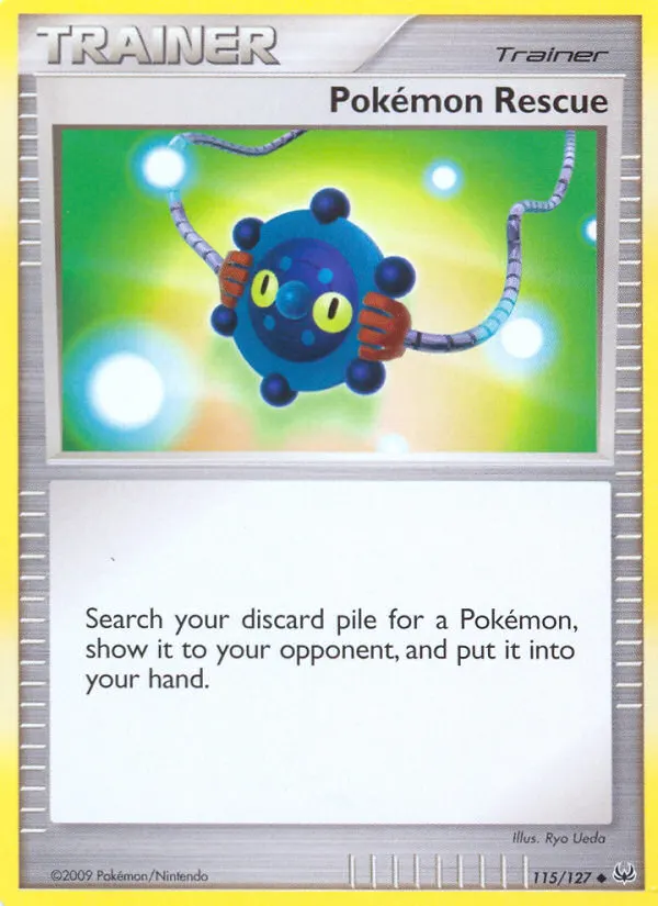 Pokémon-Rettungsaktion — Platin 115 German Pokémon card