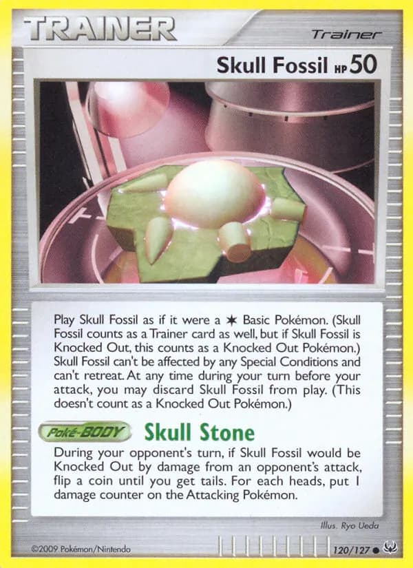 Kopffossil — Platin 120 German Pokémon card