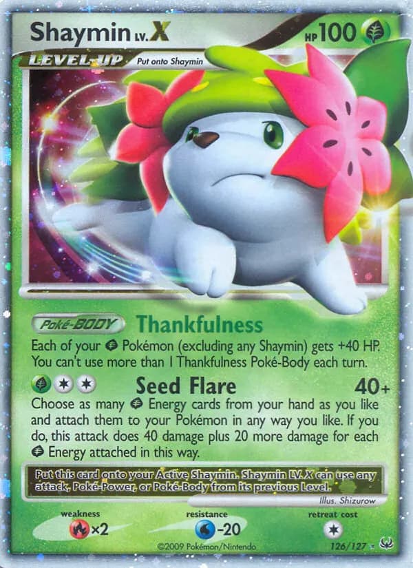 Shaymin — Platin 126 German Pokémon card
