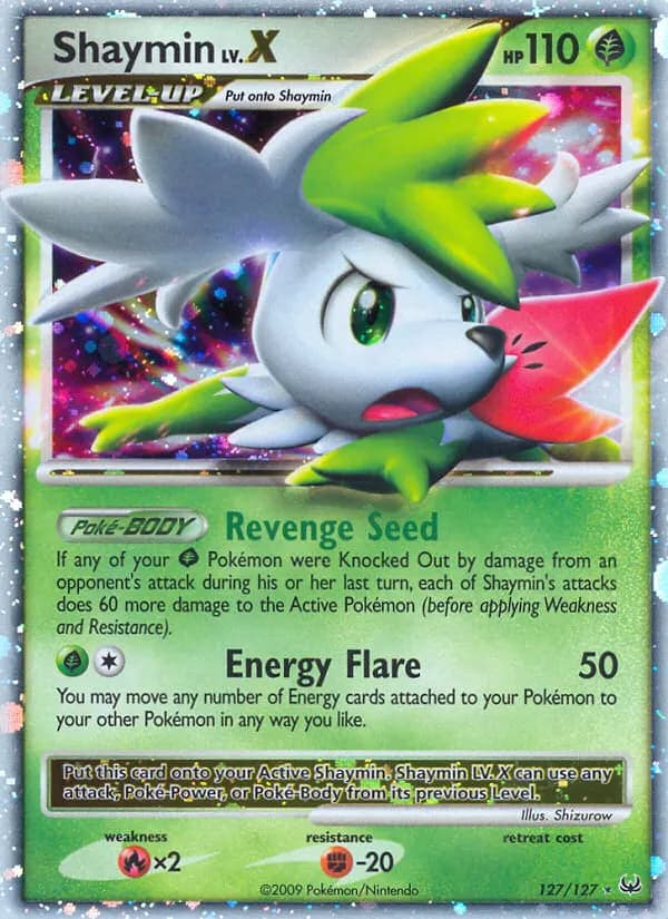 Shaymin — Platin 127 German Pokémon card