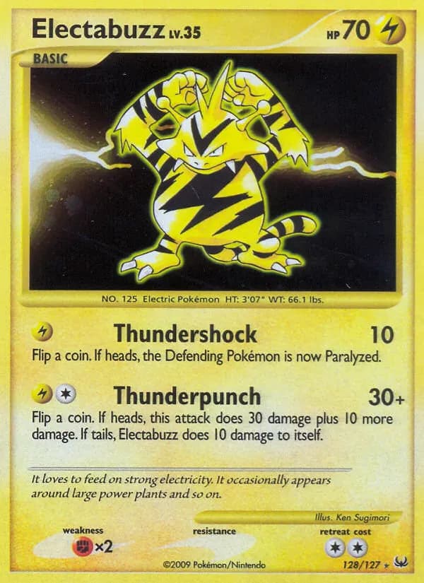 Elektek — Platin 128 German Pokémon card