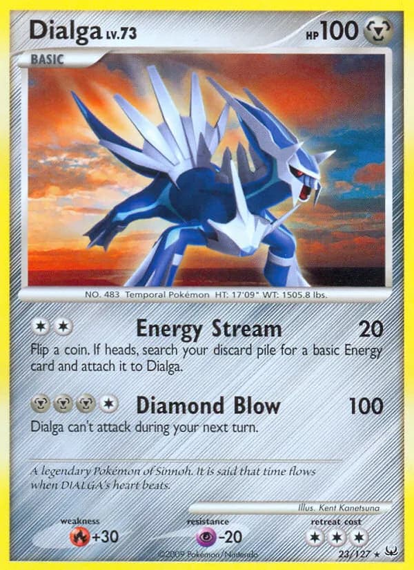 Dialga — Platinum 23 Pokémon card