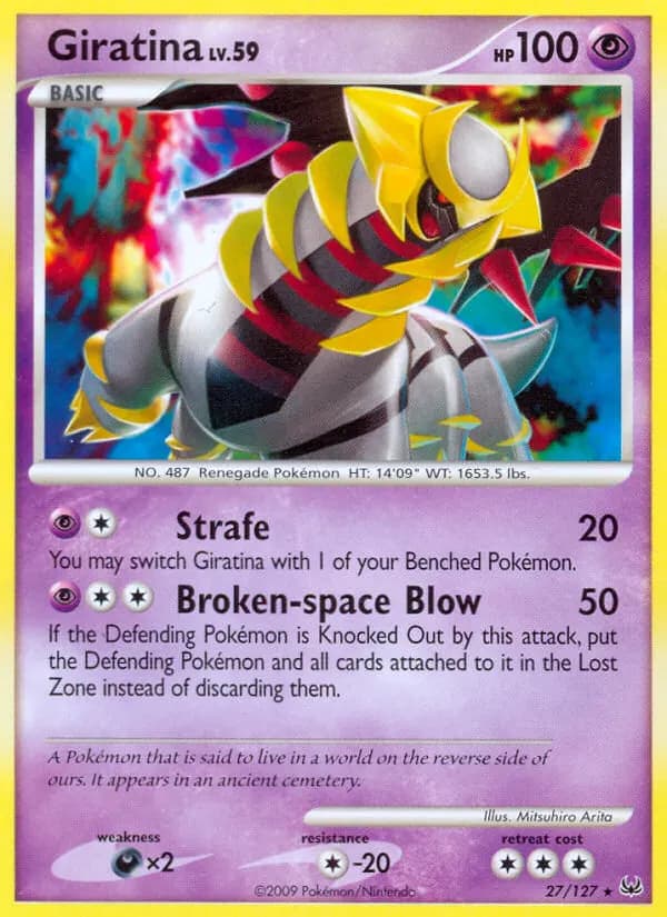Giratina — Platin 27 German Pokémon card