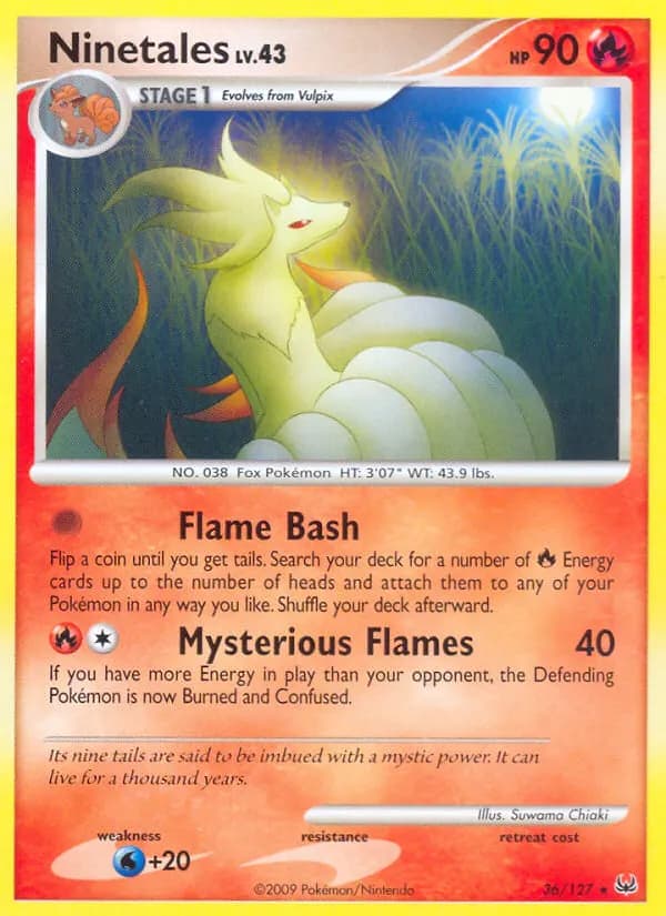 Vulnona — Platin 36 German Pokémon card