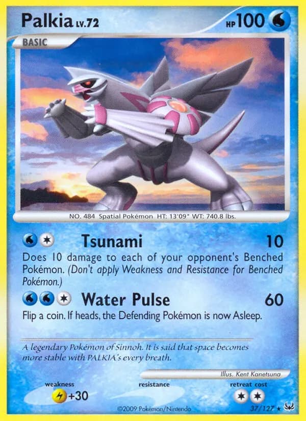 Palkia — Platinum 37 Pokémon card