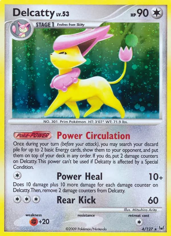 Delcatty — Platinum 4 Pokémon card