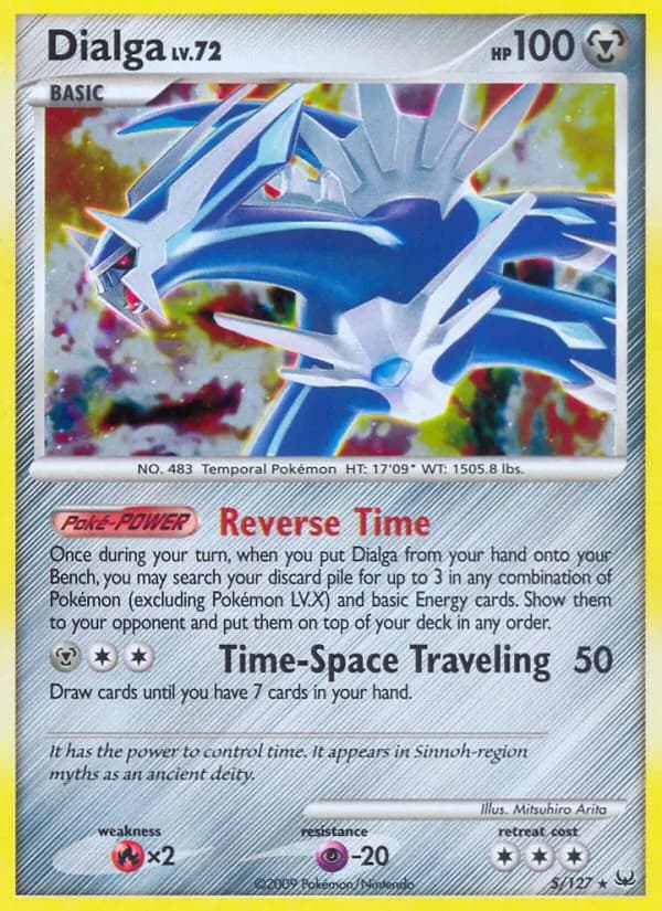 Dialga — Platinum 5 Pokémon card