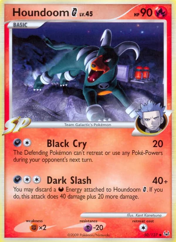 Houndoom G — Platinum 50 Pokémon card