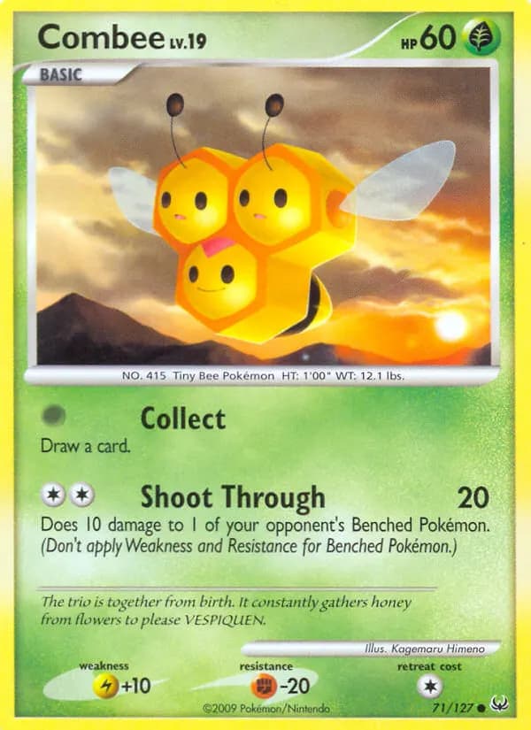 Wadribie — Platin 71 German Pokémon card