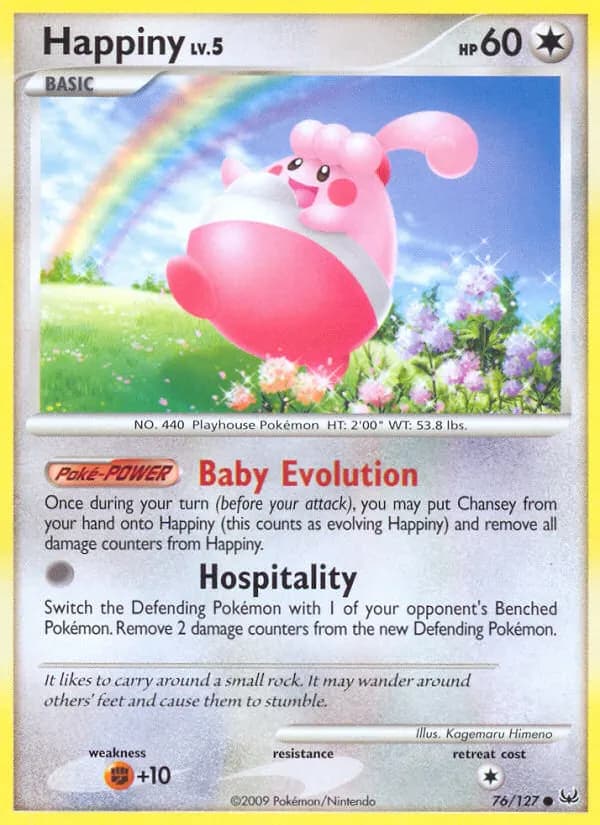 Wonneira — Platin 76 German Pokémon card