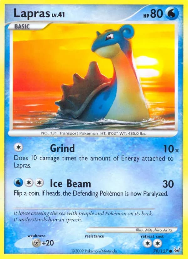 Lapras — Platin 79 German Pokémon card
