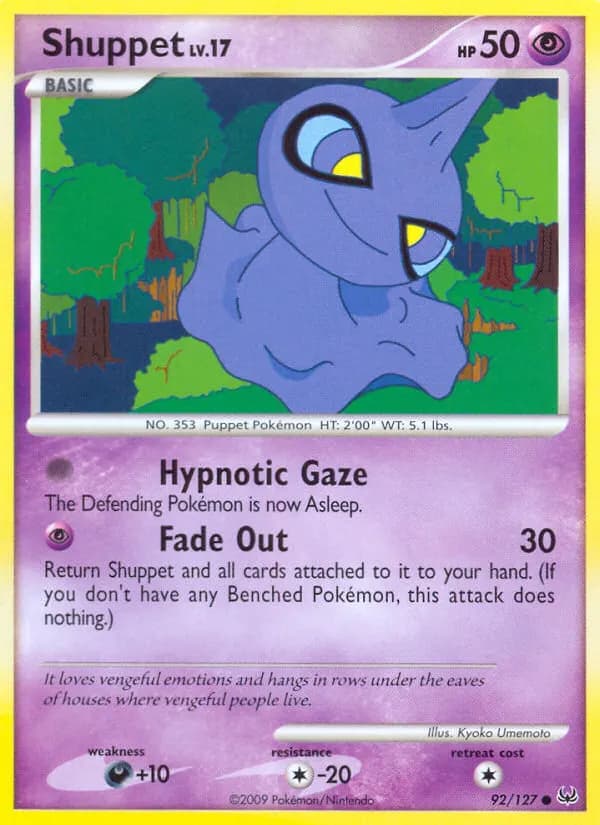 Shuppet — Platin 92 German Pokémon card