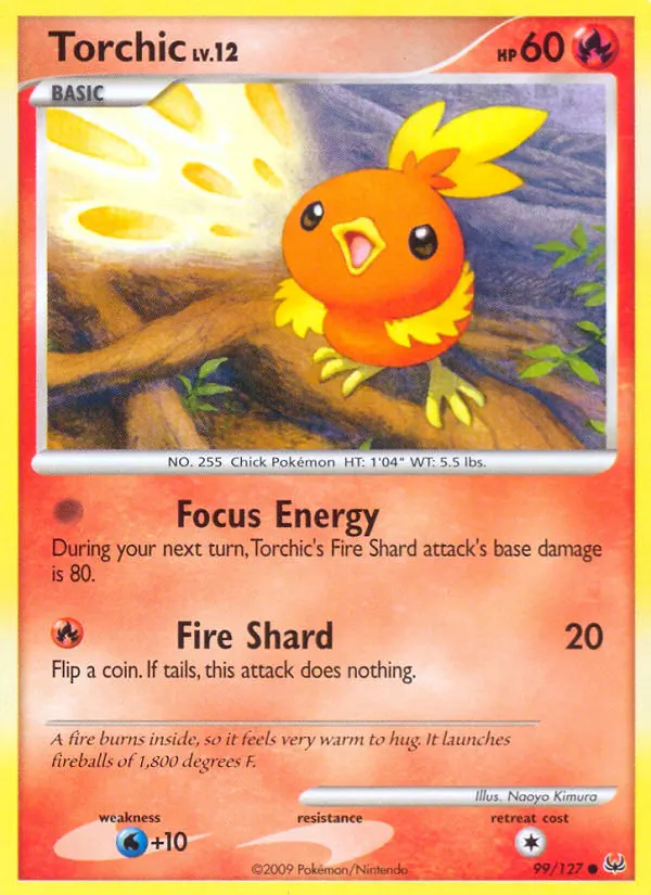 Torchic — Platinum 99 Pokémon card