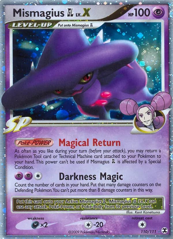 Mismagius GL LV.X — Rising Rivals 110 Pokémon card