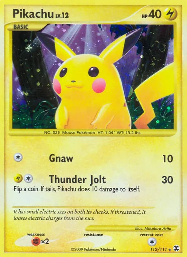 Pikachu — Aufstieg der Rivalen 112 German Pokémon card